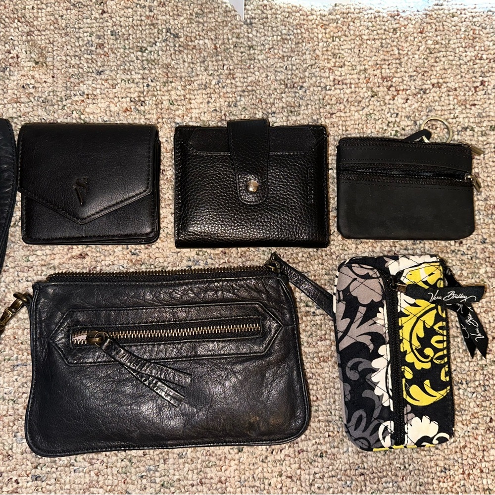 Assorted Black Wallets